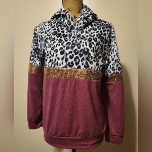 Unbranded 3D Printed Colorblock Hoodie